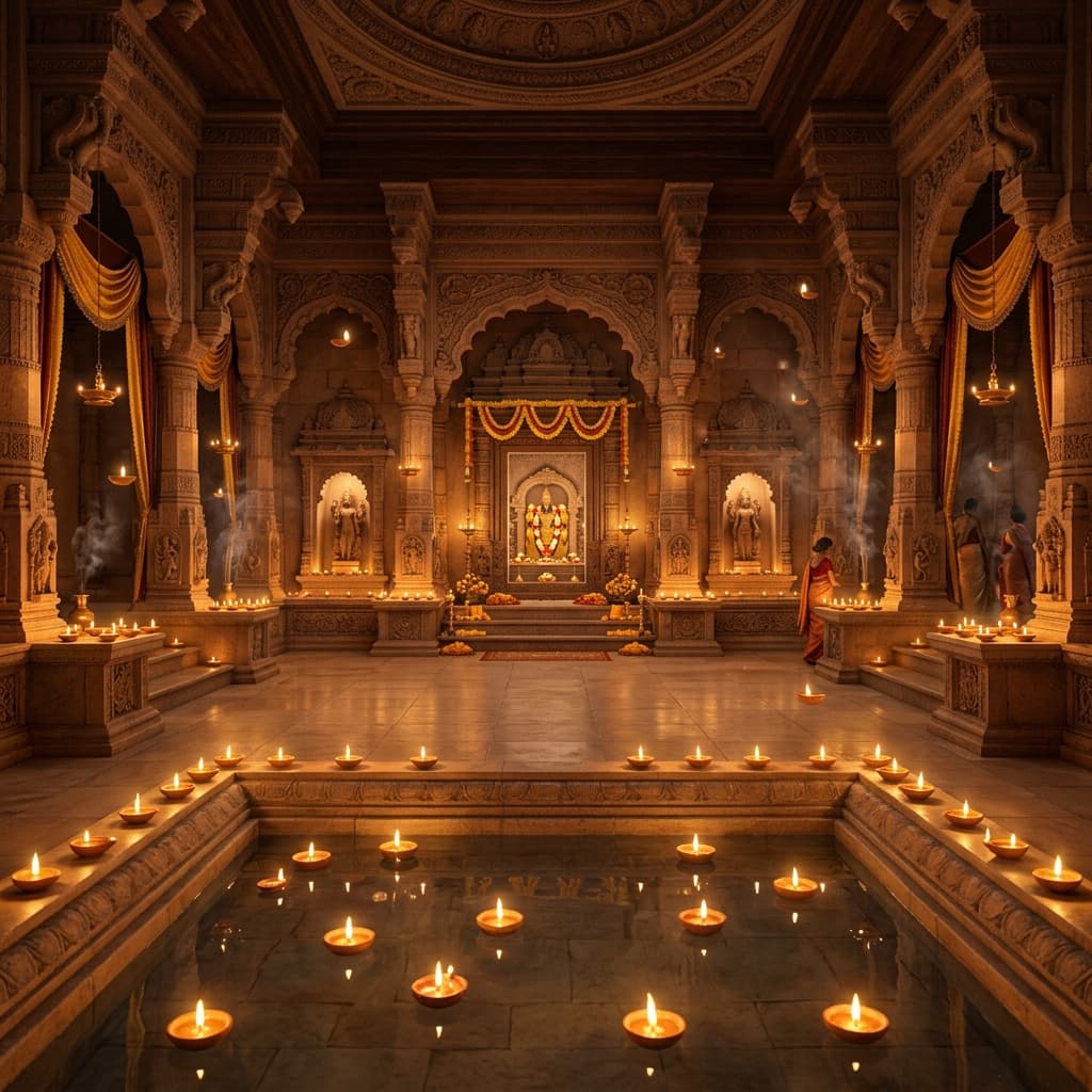Divine Temple Background