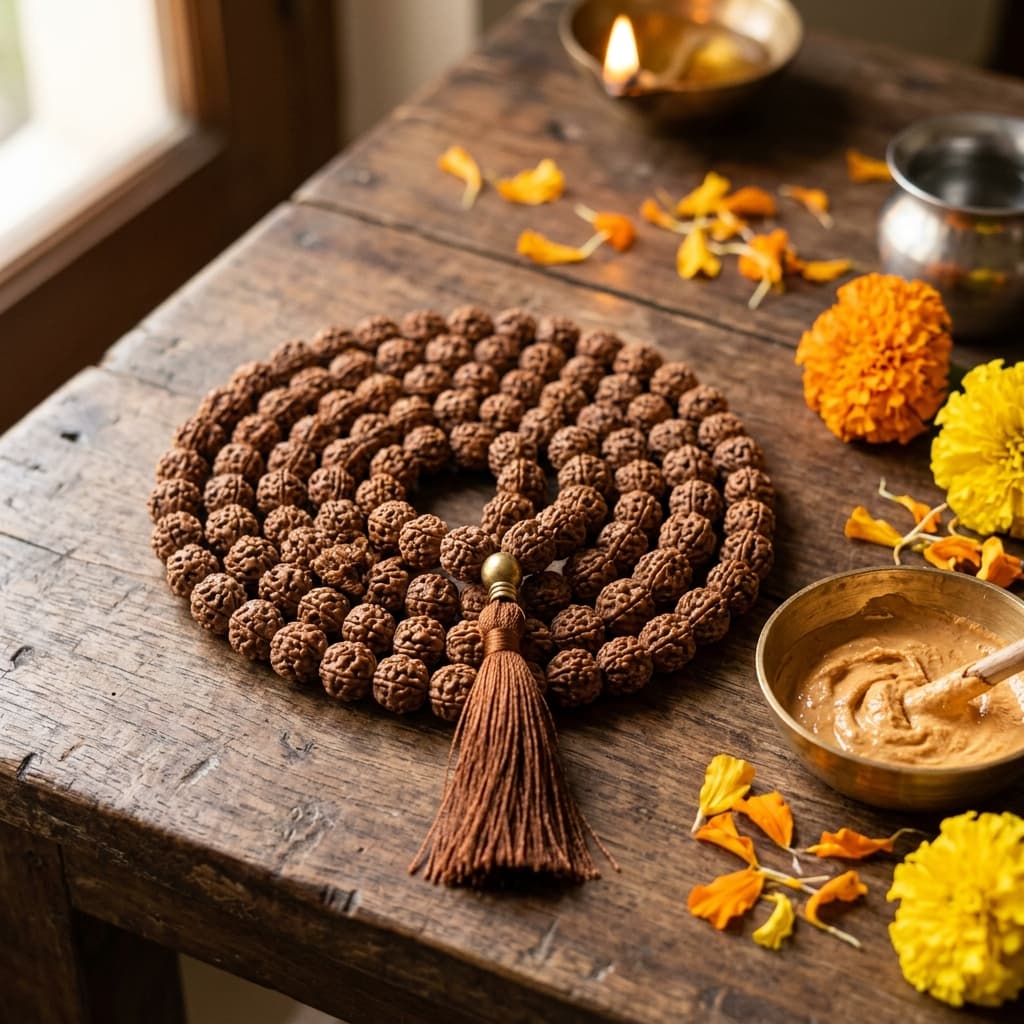 Authentic 5 Mukhi Rudraksha Mala